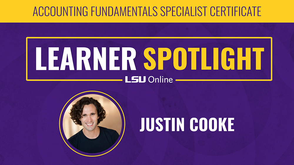 How Justin Cooke Landed His Dream Job through LSU Online photo